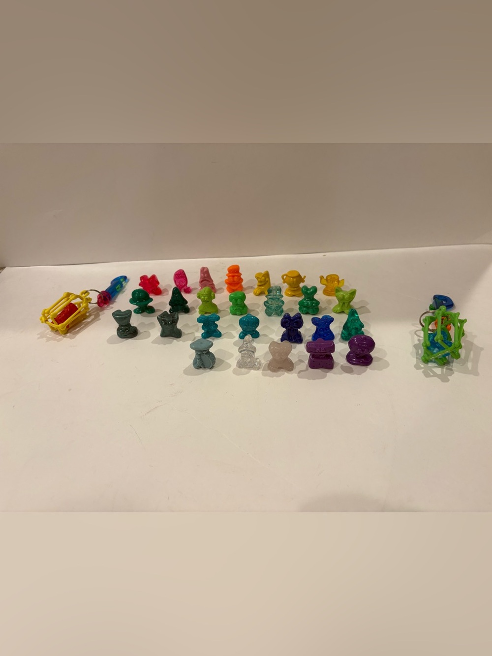 Crazy Bones Lot of Figures and Keychains